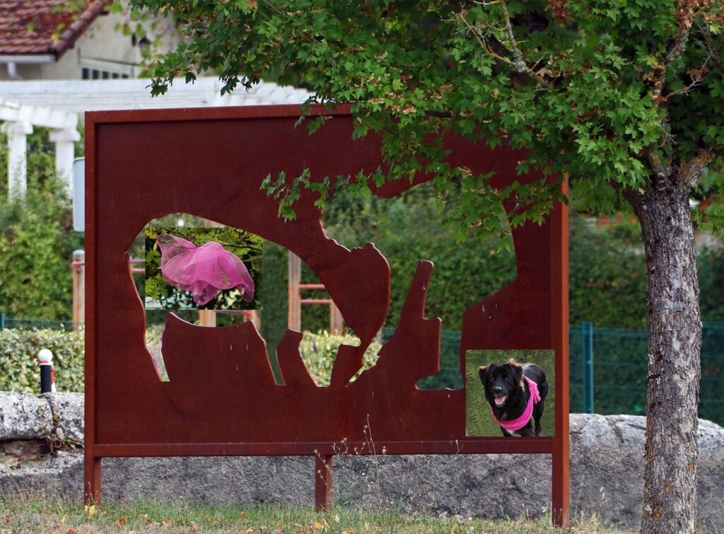 Octobre Rose, édition 2026 panneau cochon img 9635
